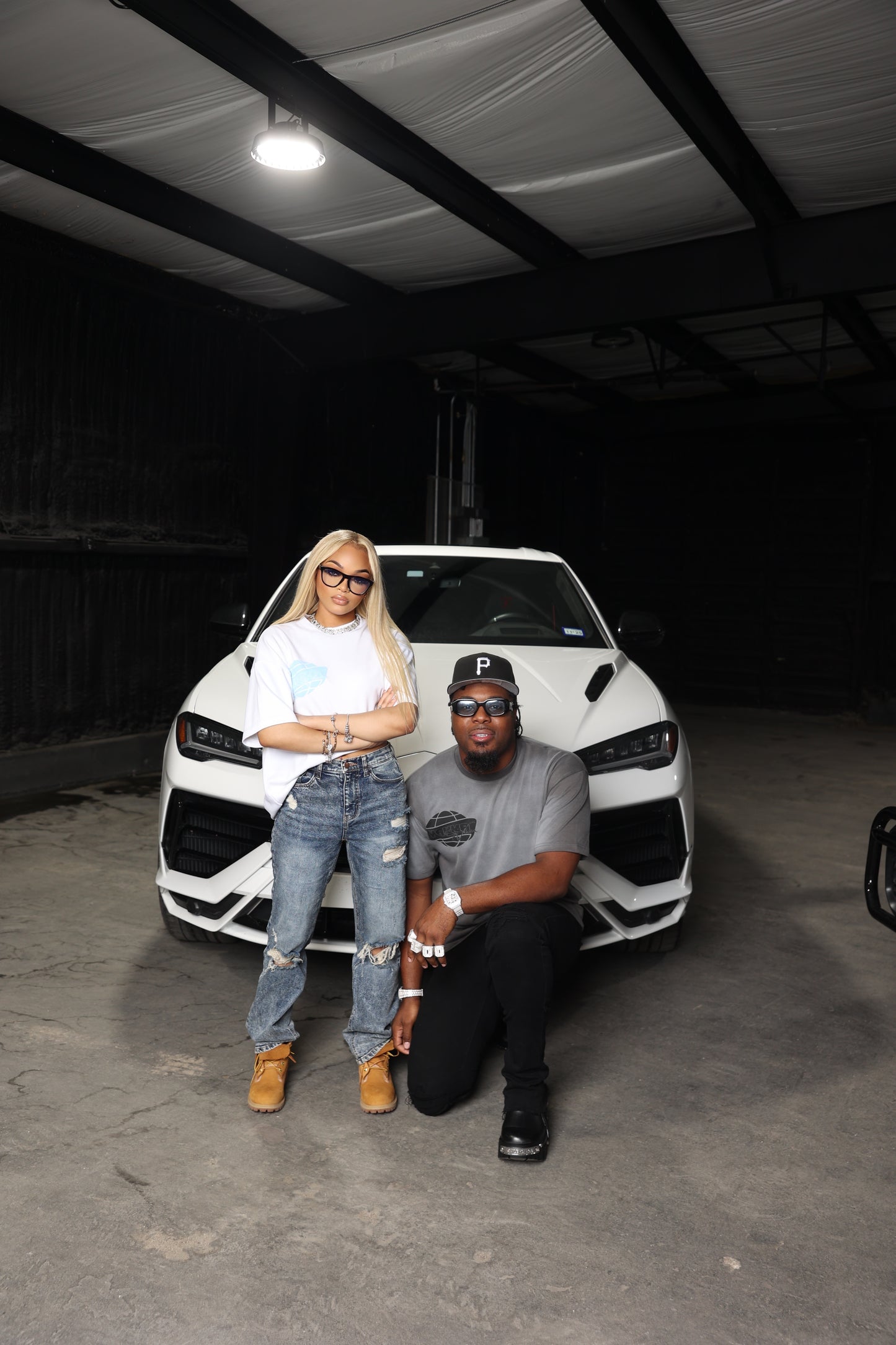 Smoke Signal - Acid wash Grey with Black Logo (Edgy and mysterious)