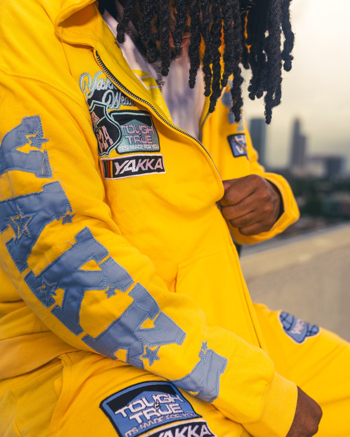 Solar Flare - White with Yellow Logo (Bright and energetic)